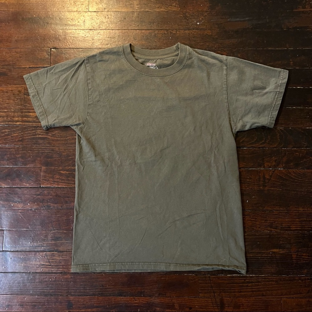 Olive Green Hanes T-Shirt